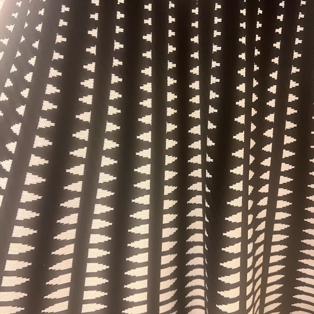 Zara Black and White Striped Midi Dress - Picture 5 of 10